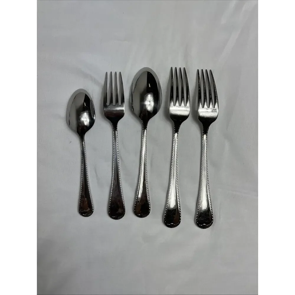 Mikasa Cameo Flatware Vietnam 18/10 Stainless Steal Set of 5 pieces